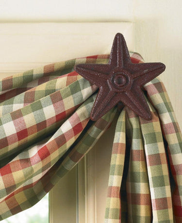 Curtain Hooks - Cast Iron Red Star Park Designs - The Fox Decor